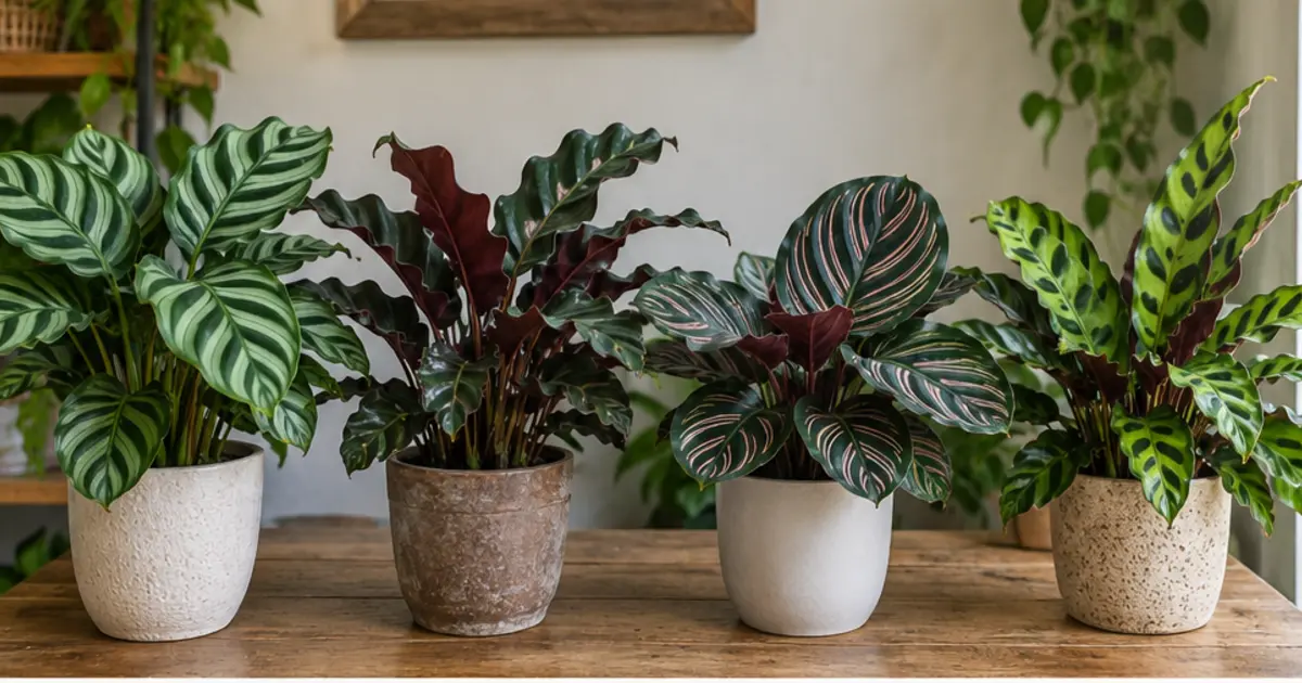 Cena editorial relacionada a Calathea ou Goeppertia entenda os nomes e aprenda a identificar as plantas