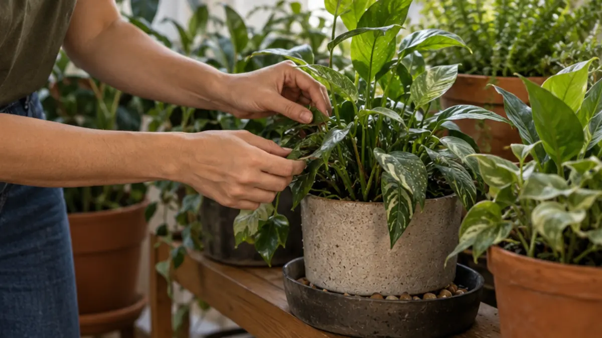 Cuidados e observação relacionados a Como agrupar plantas para aumentar a umidade sem favorecer doenças