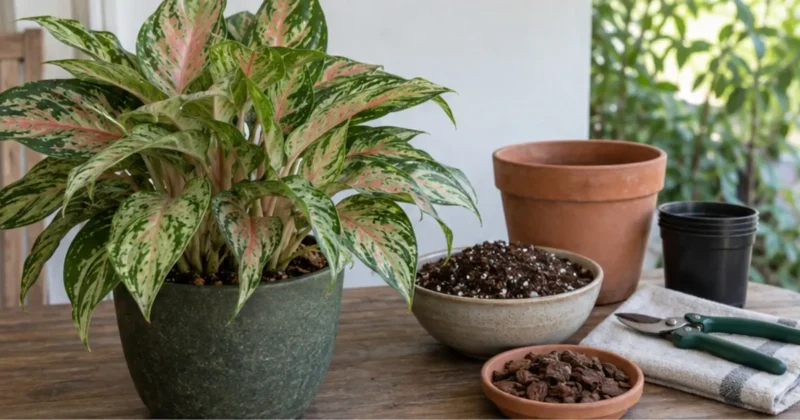 Cena editorial relacionada a Como fazer muda de Aglaonema por divisão e quando transplantar