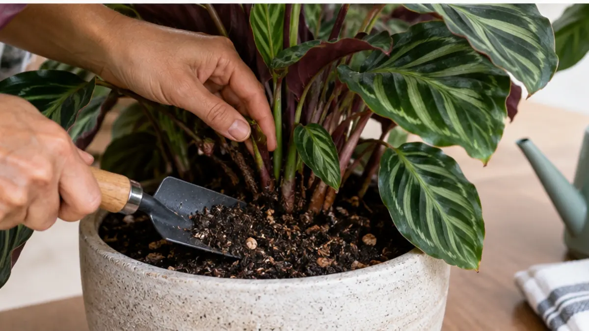 Cuidados e observação relacionados a Como manter Calatheas bonitas sem ressecar as folhas