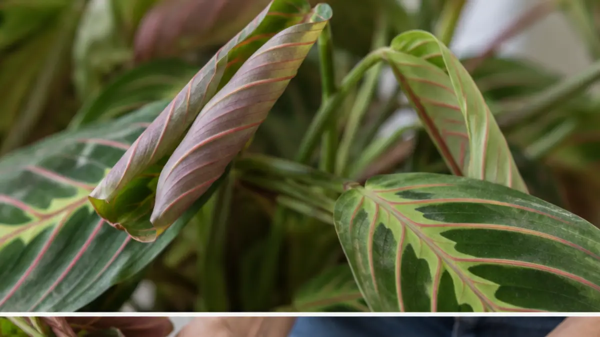 Detalhe prático relacionado a Maranta enrolando as folhas por que acontece e como ajustar o cultivo