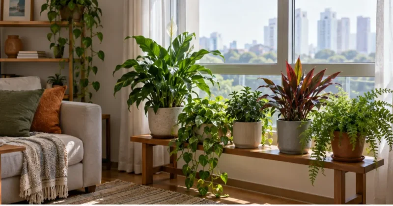 Cena editorial relacionada a Quais plantas colocar perto de uma janela com muita luz indireta