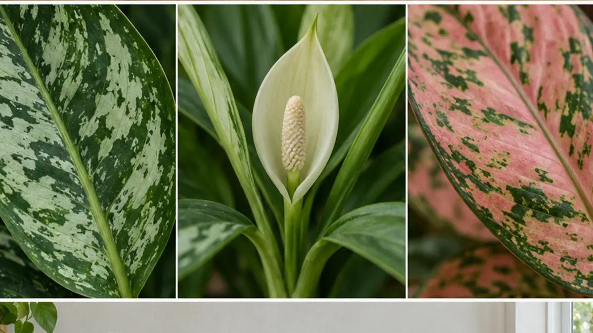 Detalhe prático relacionado a Tipos de Aglaonema para cultivar dentro de casa